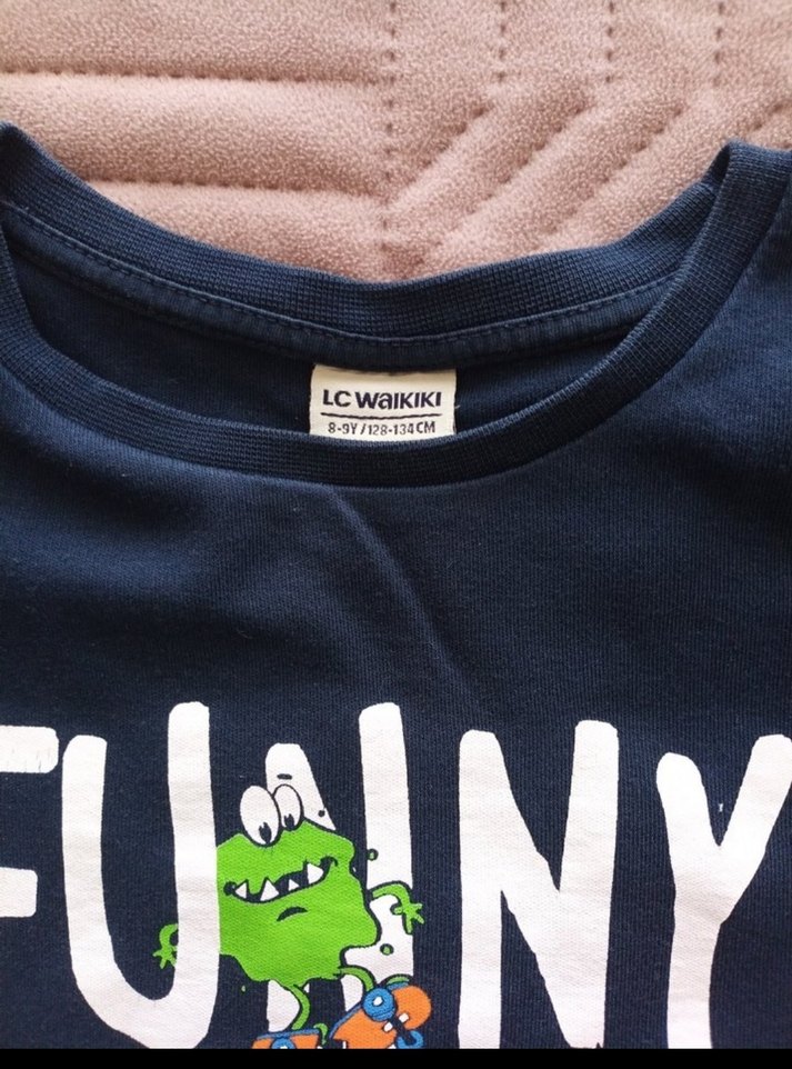 lc waikiki 8-9 yaş Erkek Çocuk Renkli Baskılı Sweatshirt - Görsel 5