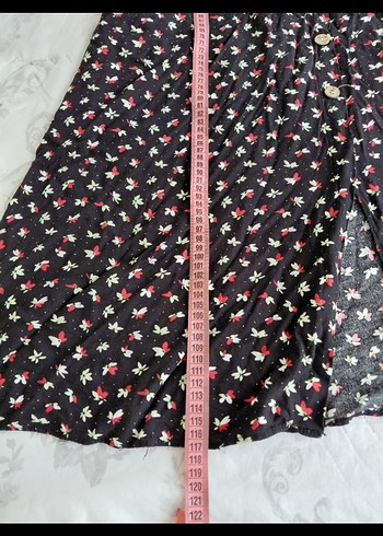 siyah kemerli cepli viskon elbise 38 _40 beden arası - Görsel 5