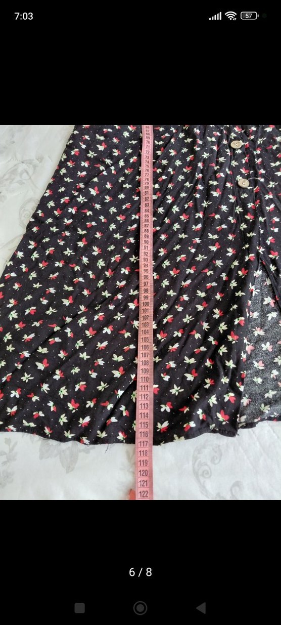 siyah kemerli cepli viskon elbise 38 _40 beden arası - Görsel 5