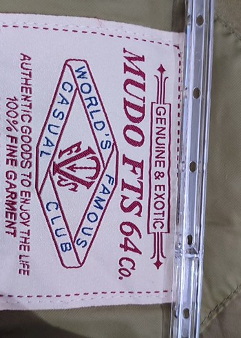 m beden mudo yeşil renk mont tertemiz hafif elyafta kayma var - Görsel 4