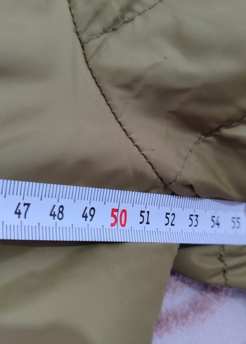 m beden mudo yeşil renk mont tertemiz hafif elyafta kayma var - Görsel 5
