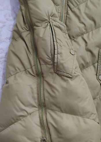 m beden mudo yeşil renk mont tertemiz hafif elyafta kayma var - Görsel 3