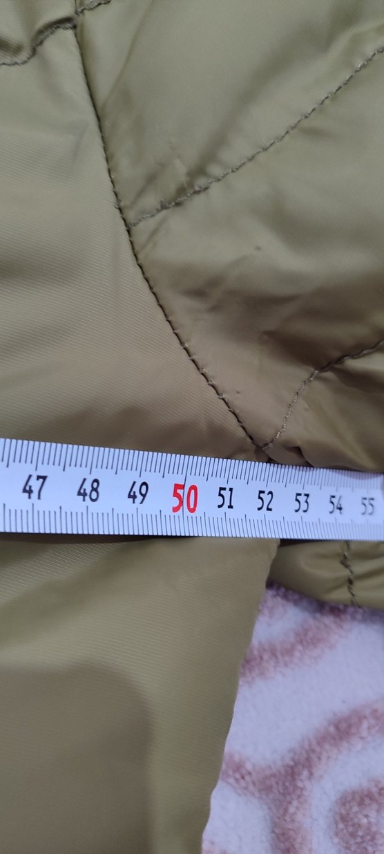 m beden mudo yeşil renk mont tertemiz hafif elyafta kayma var - Görsel 5