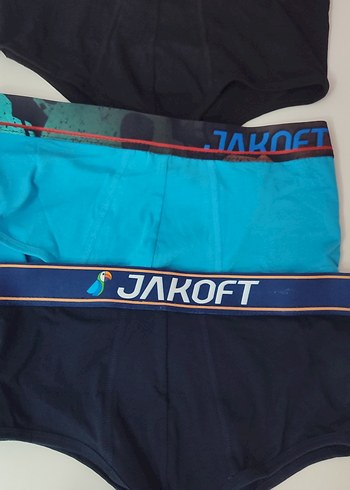 Diğer Jakoff Erkek Mavi Fitted Midi Boxer L beden sıfır ürün