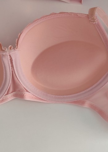 Pembe Bohem Sütyen Takımı 85B  sıfır ürün etiketi yok - Görsel 6