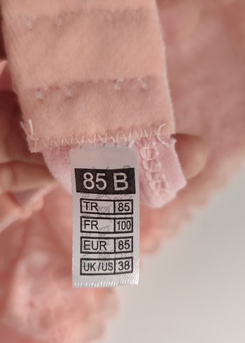Pembe Bohem Sütyen Takımı 85B  sıfır ürün etiketi yok - Görsel 5
