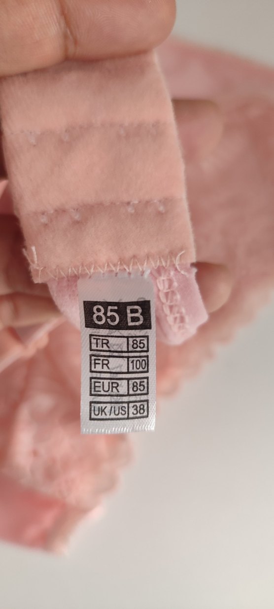 Pembe Bohem Sütyen Takımı 85B  sıfır ürün etiketi yok - Görsel 5