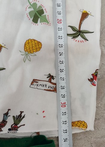 pamuklu şort gömlek takım çok iyi durumda - Görsel 6