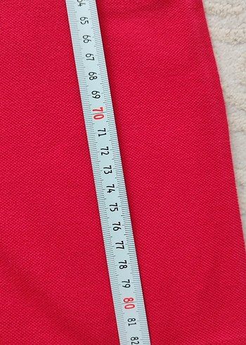 Kırmızı Lacoste  Düz Spor Kolsuz Kadın Elbise orjinal değildie - Görsel 7