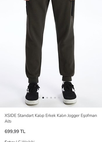 XSIDE Erkek Gri Kalın Jogger Eşofman Altı