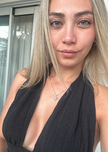 Siyah V Yaka Uzun Drapeli Elbise - Görsel 6