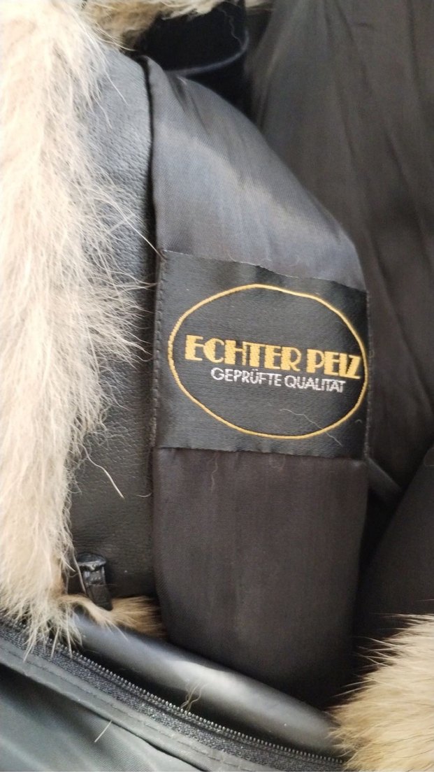 Kahverengi Uzun Kadın Gerçek Tilki Kürk Kaban - Görsel 3