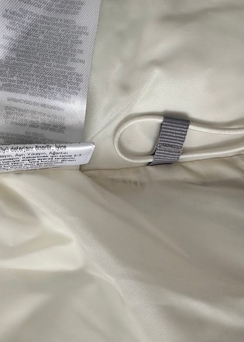 Bej Kadın Midi Kış Montu, Kürk Detaylı - Görsel 8