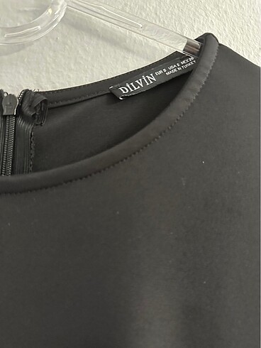 Siyah Mini Elbise - Görsel 5