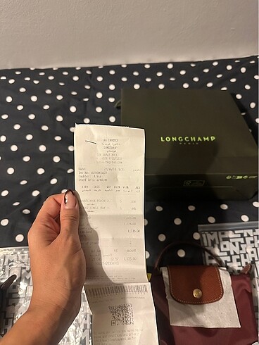  Beden Longchamp Pochette Mit Henkel Le Pliage Original