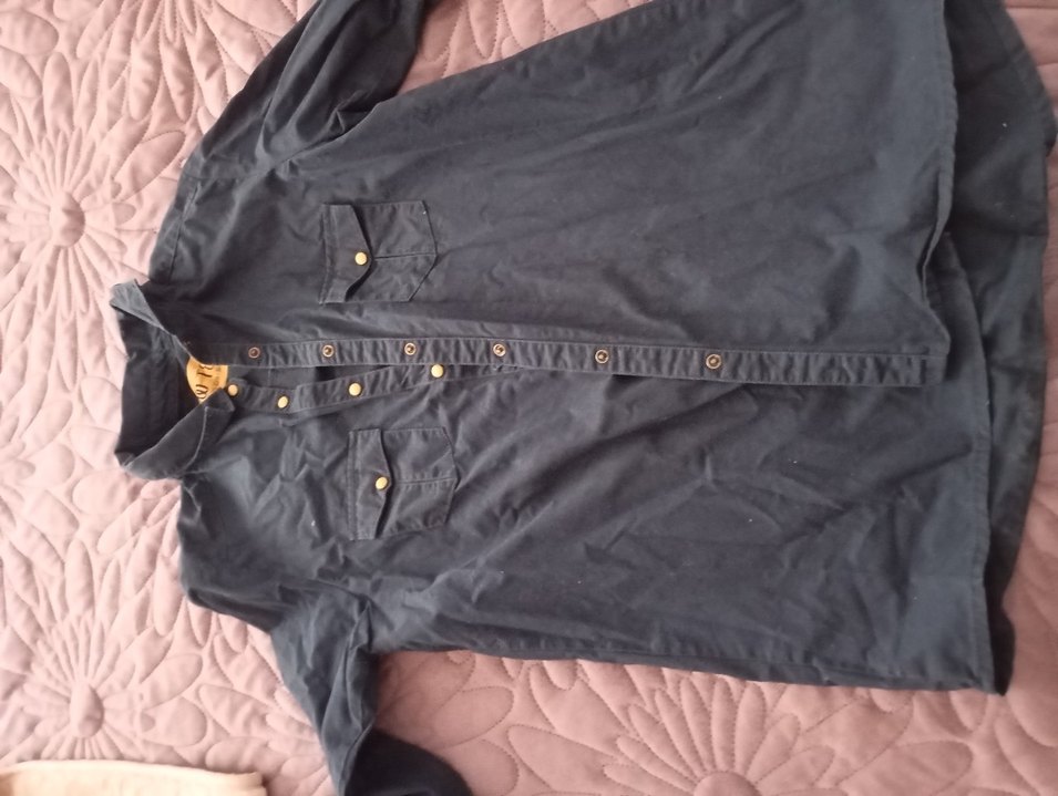 Erkek Çocuk Düğmeli Mavi Gömlek - Görsel 2