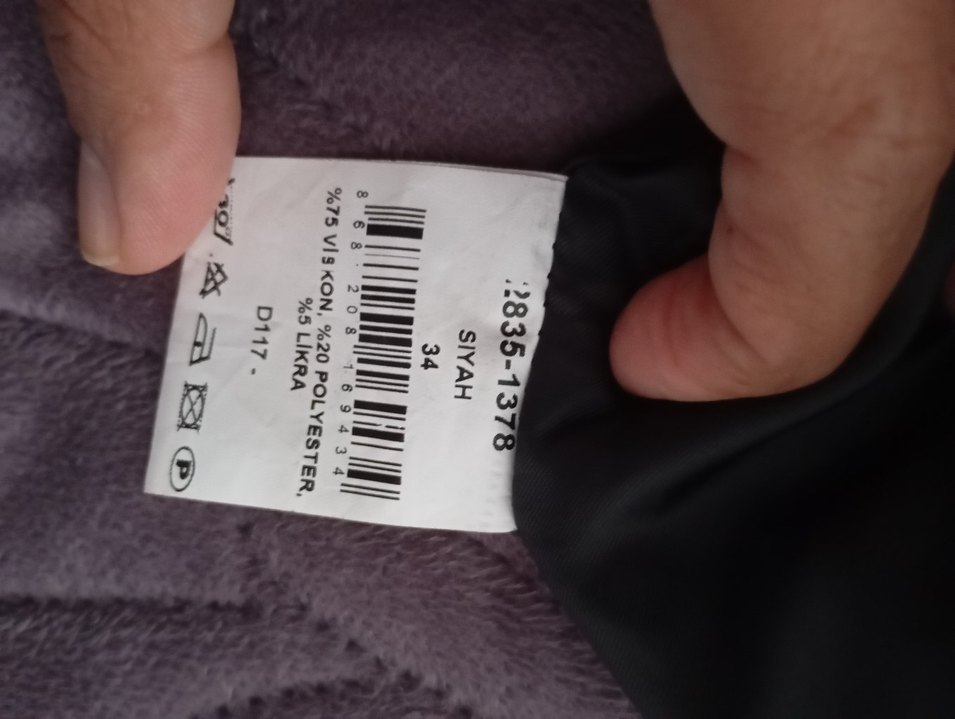 Puantiyeli Siyah Mini Etek - Görsel 5