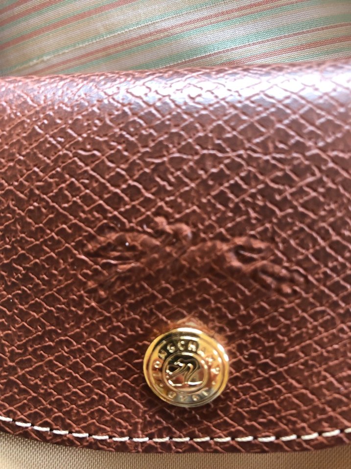 Longchamp marka Bej Deri Kadın Çapraz Çanta - Görsel 5