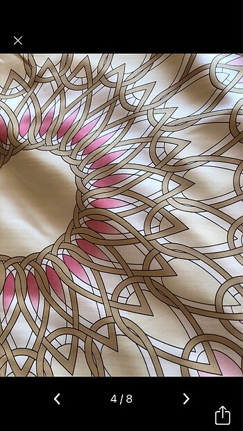 Vakko twil eşarp - Görsel 4