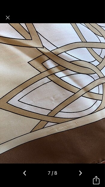 Vakko twil eşarp - Görsel 7