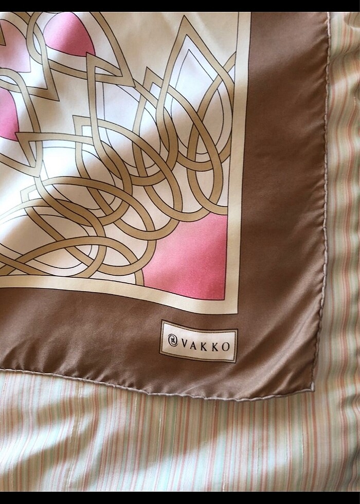 Vakko twil eşarp - Görsel 5