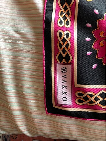 Vakko twil eşarp - Görsel 5