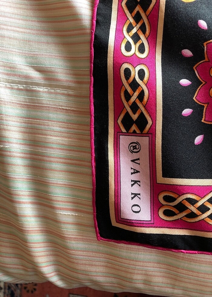 Vakko twil eşarp - Görsel 5