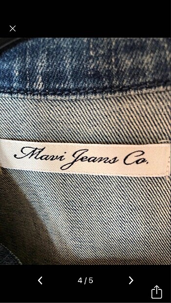 Mavi jeans marka kot ceket - Görsel 4