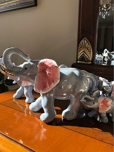 Seramik dekoratif fil aksesuarı - Görsel 2