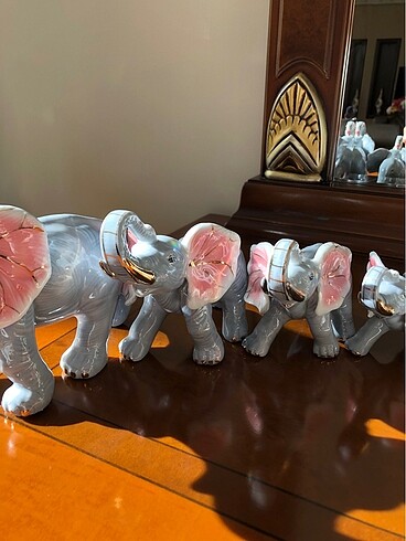 Seramik dekoratif fil aksesuarı - Görsel 4