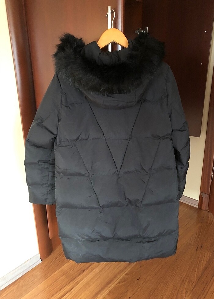 Twist siyah renk şişme mont - Görsel 3