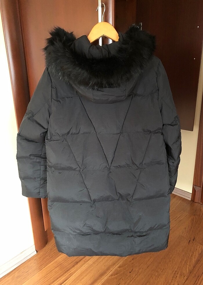 Twist siyah renk şişme mont - Görsel 4