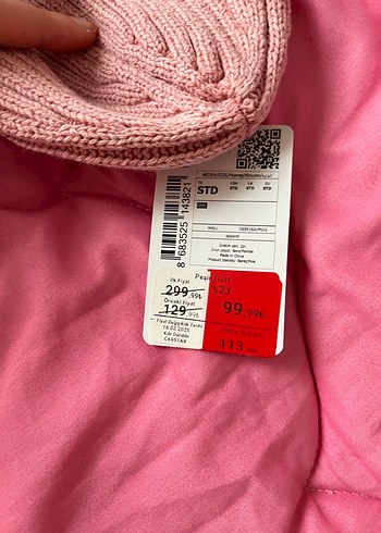 Kadın Pembe Örgü Bere - Görsel 2