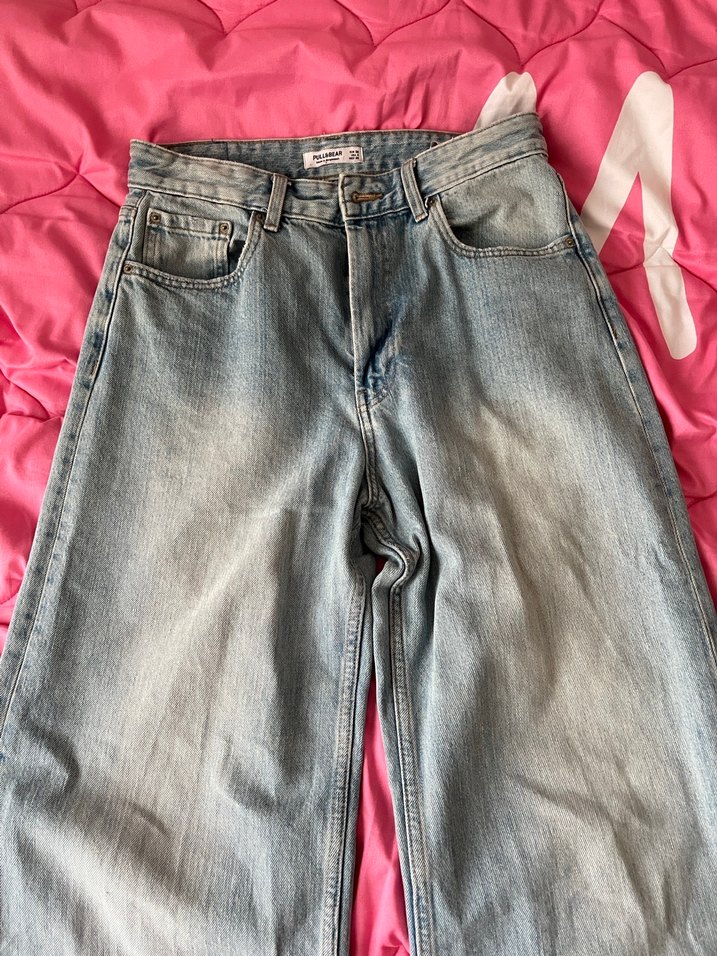 Mavi Loose Fit Midi Kadın Denim Jean - Görsel 2