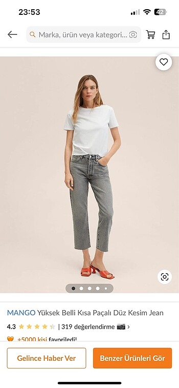 36 Beden gri Renk Pull?bear kısa pantolon