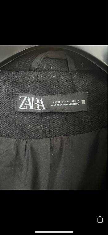 xs Beden Zara Kaban