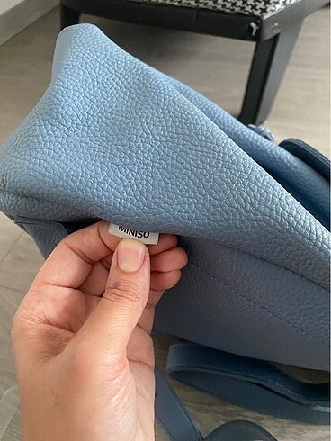  Beden Miniso Buz Mavi Sırt Çantası