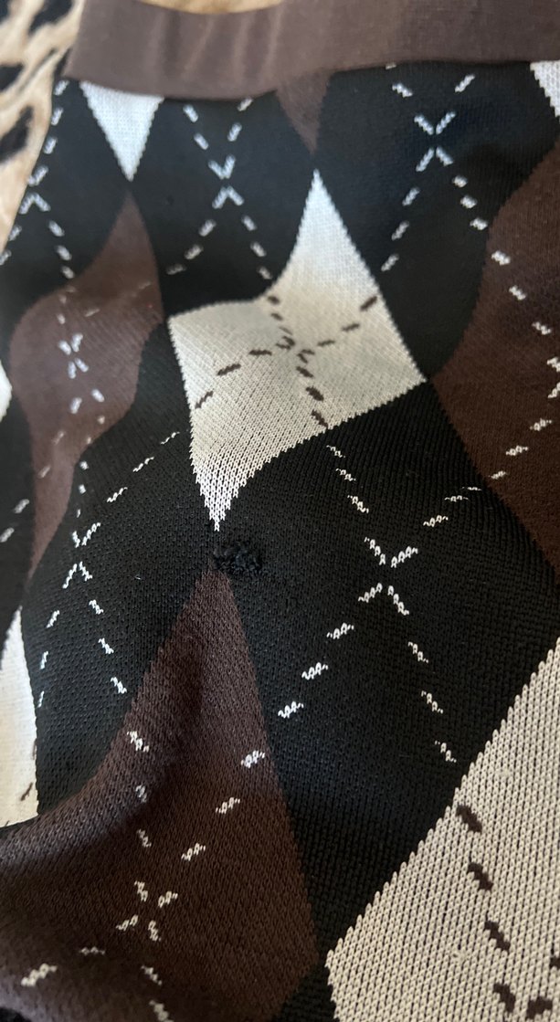 baklava desenli mini etek - Görsel 3