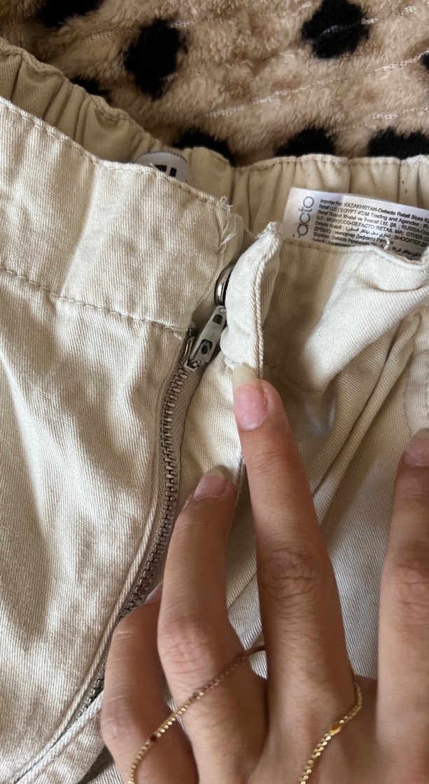 bej renk paraşüt pantolon
 - Görsel 2