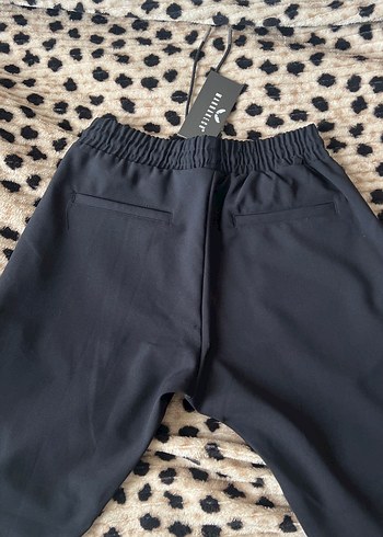 Siyah kumas pantolon - Görsel 2