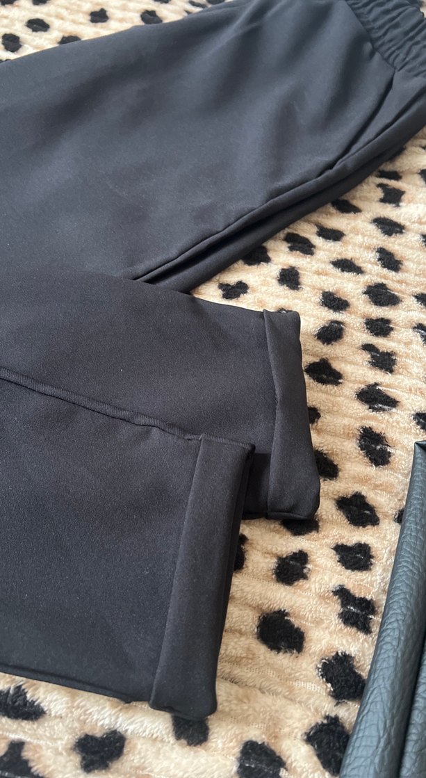 Siyah kumas pantolon - Görsel 4