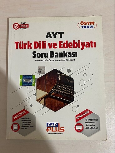 Osym tarzı ayt türk dili ve edb soru banksı çap yayınları