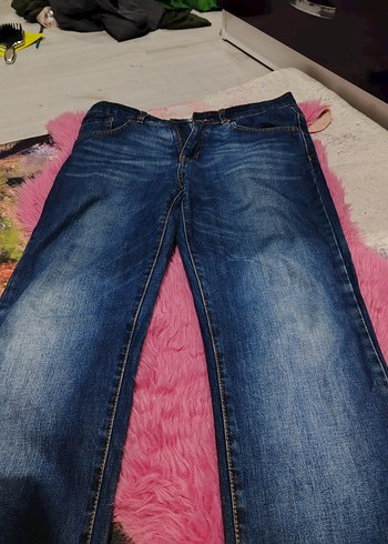 Rahat Kesim Mavi Kadın Kot Pantolon - Görsel 2