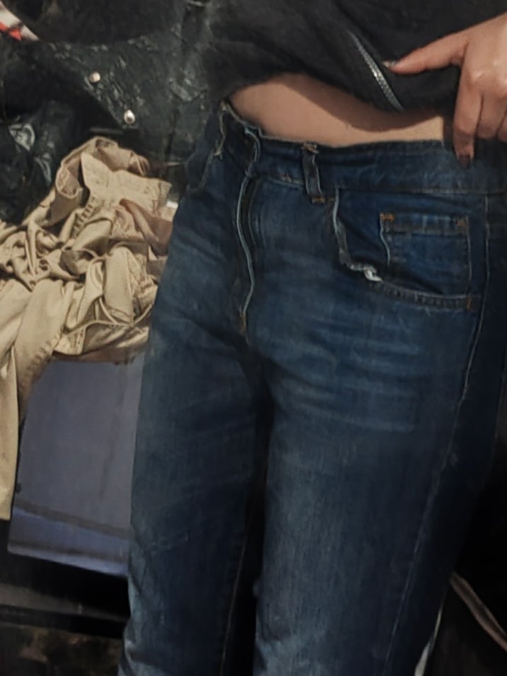 Rahat Kesim Mavi Kadın Kot Pantolon - Görsel 3