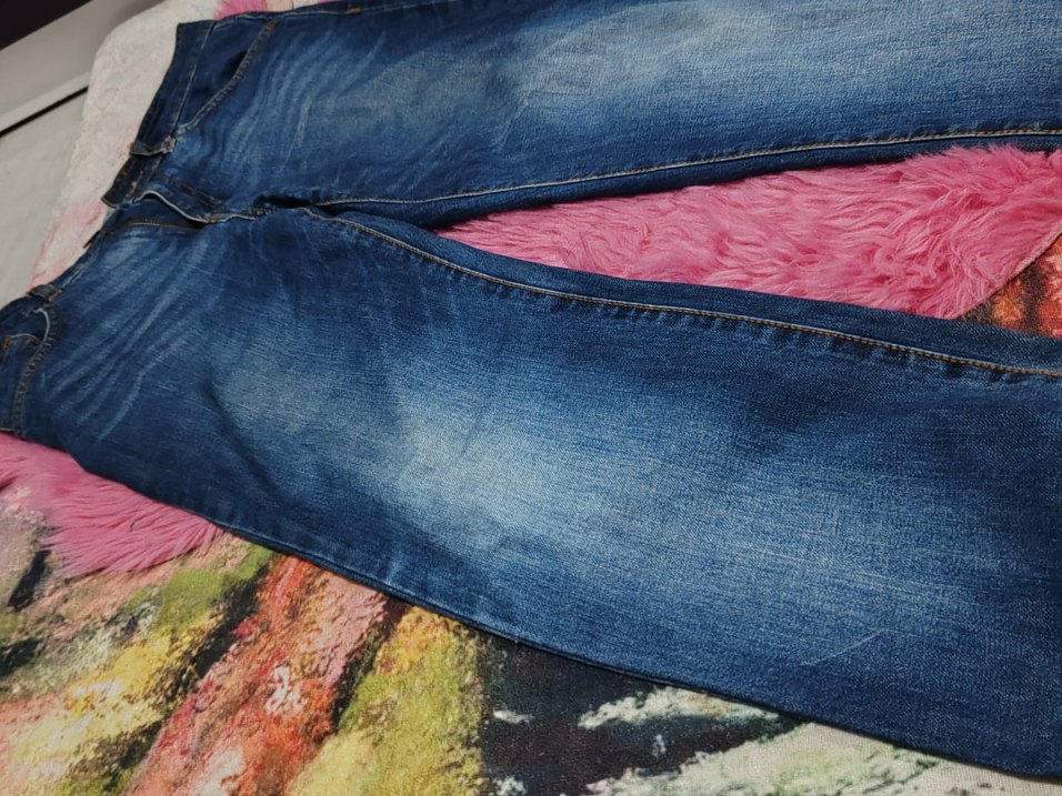 Rahat Kesim Mavi Kadın Kot Pantolon - Görsel 4