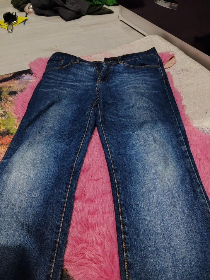 Rahat Kesim Mavi Kadın Kot Pantolon - Görsel 2