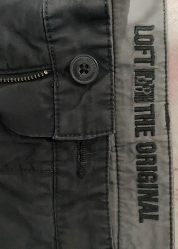 Gri Fermuarlı Pantolon - Görsel 2