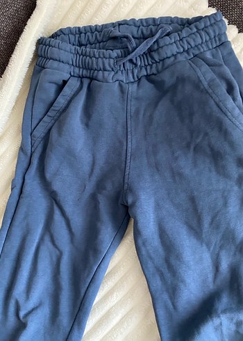 Mavi Erkek Çocuk Eşofman Altı bilek kısmı lastikli - Görsel 3