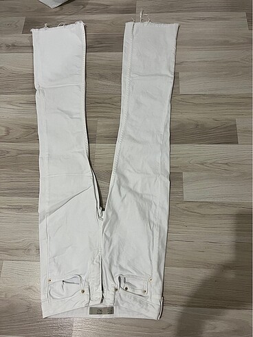 Diğer Beyaz bol paça pantolon jean