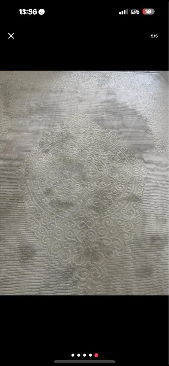 Gri Modern Klasik merinos Halı - Görsel 3